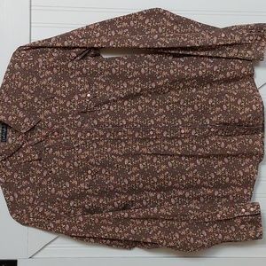 Cruel Girl long sleeve snap front Western blouse